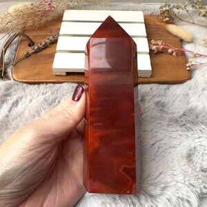 Gorgeous Carnelian Tower Obelisk